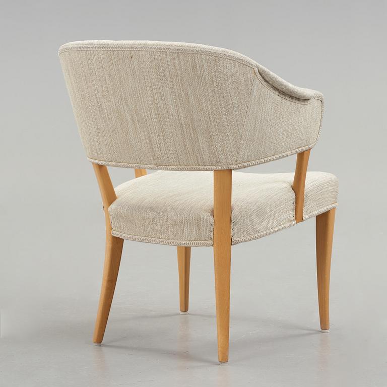 A "Lata Greven" armchair by Carl Malmsten, AB OH Sjögren, Tranås.