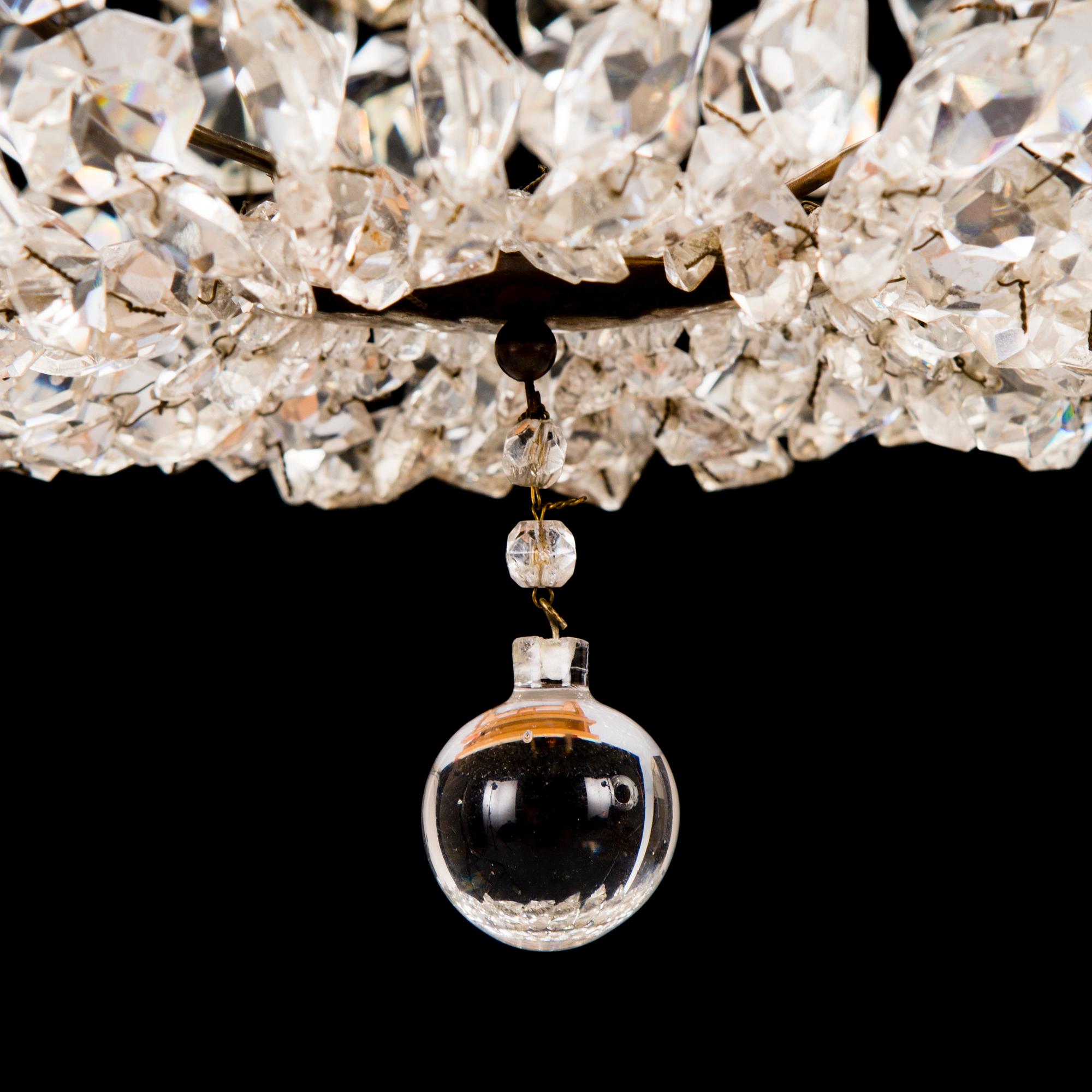 A 20th century chandelier.