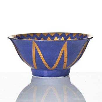 Wilhelm Kåge, Ask and bowls, 2 pcs, Gustavsberg 1927, 1929 and 1932.