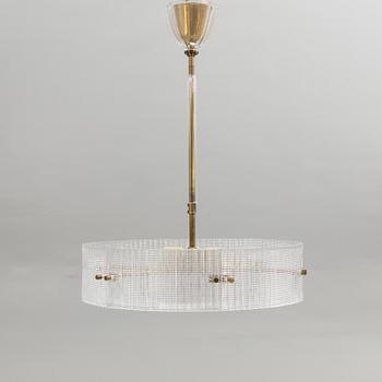 Carl Fagerlund, Ceiling lamp, Orrefors, mid-20th century.