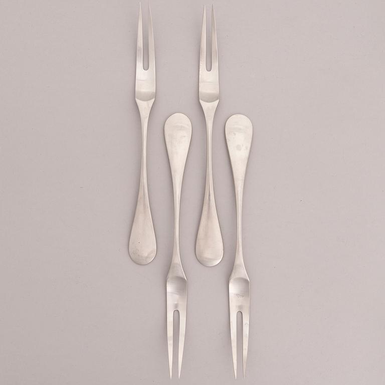 A 28-piece set of 'Mango' steel cutlery by Nanny Still, Hackman Finland 18/8.