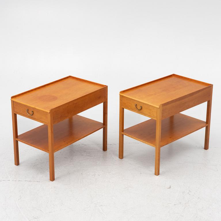 Josef Frank, a pair of model 914 bedside tables, Firma Svenskt Tenn, after 1985.