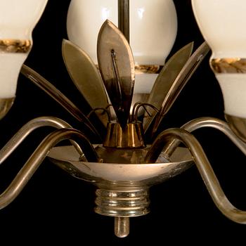 A mid 20th century '50612' chandelier Sievä for Idman Finland.