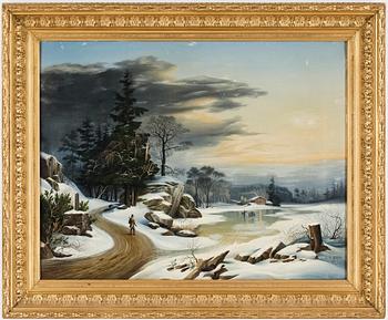 CARL ABRAHAM ROTHSTÉN, olja på duk, signerad o daterad 1851.