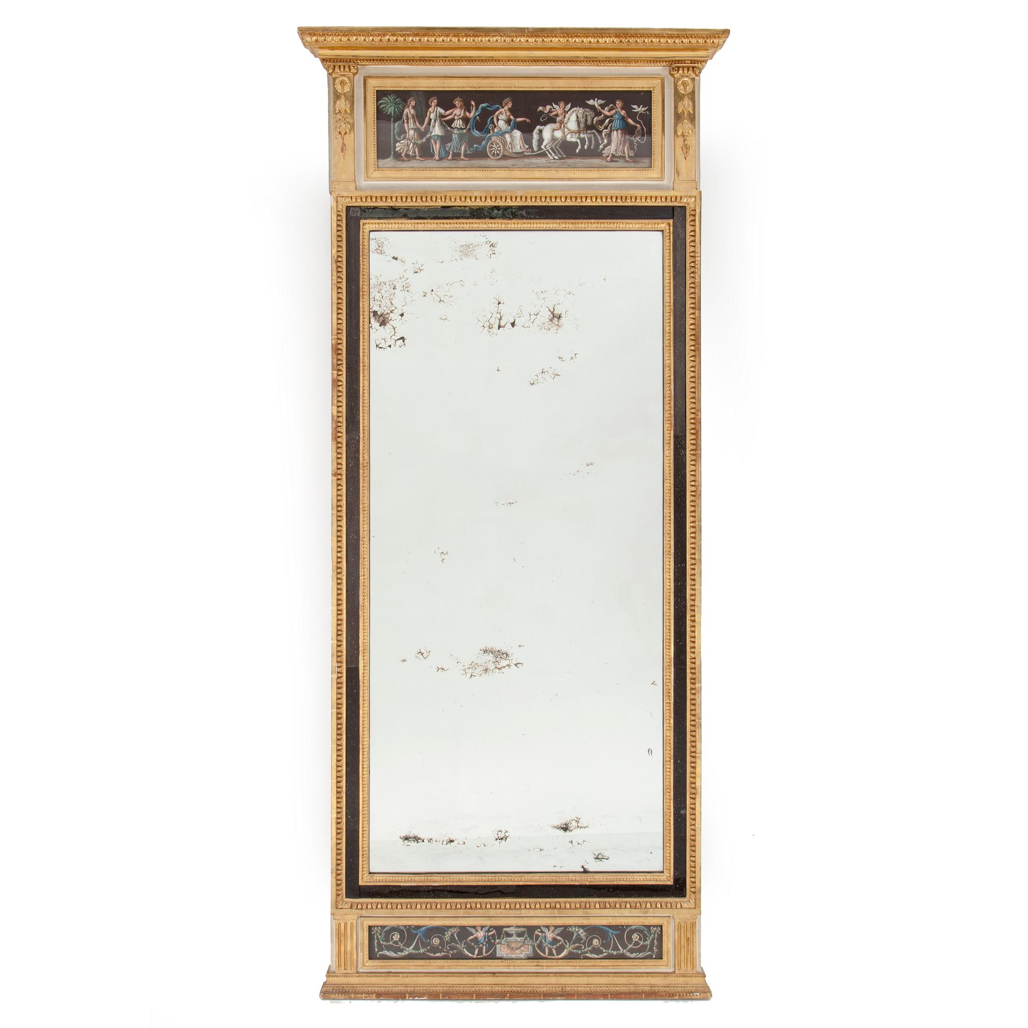 A late Gustavian mirror.
