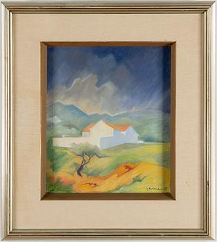 EINAR NERMAN, oil on canvas, signed.