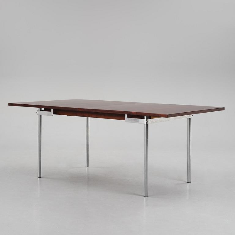 Hans J. Wegner, a rosewood "AT-322" table, Andreas Tuck, Denmark, 1960s.