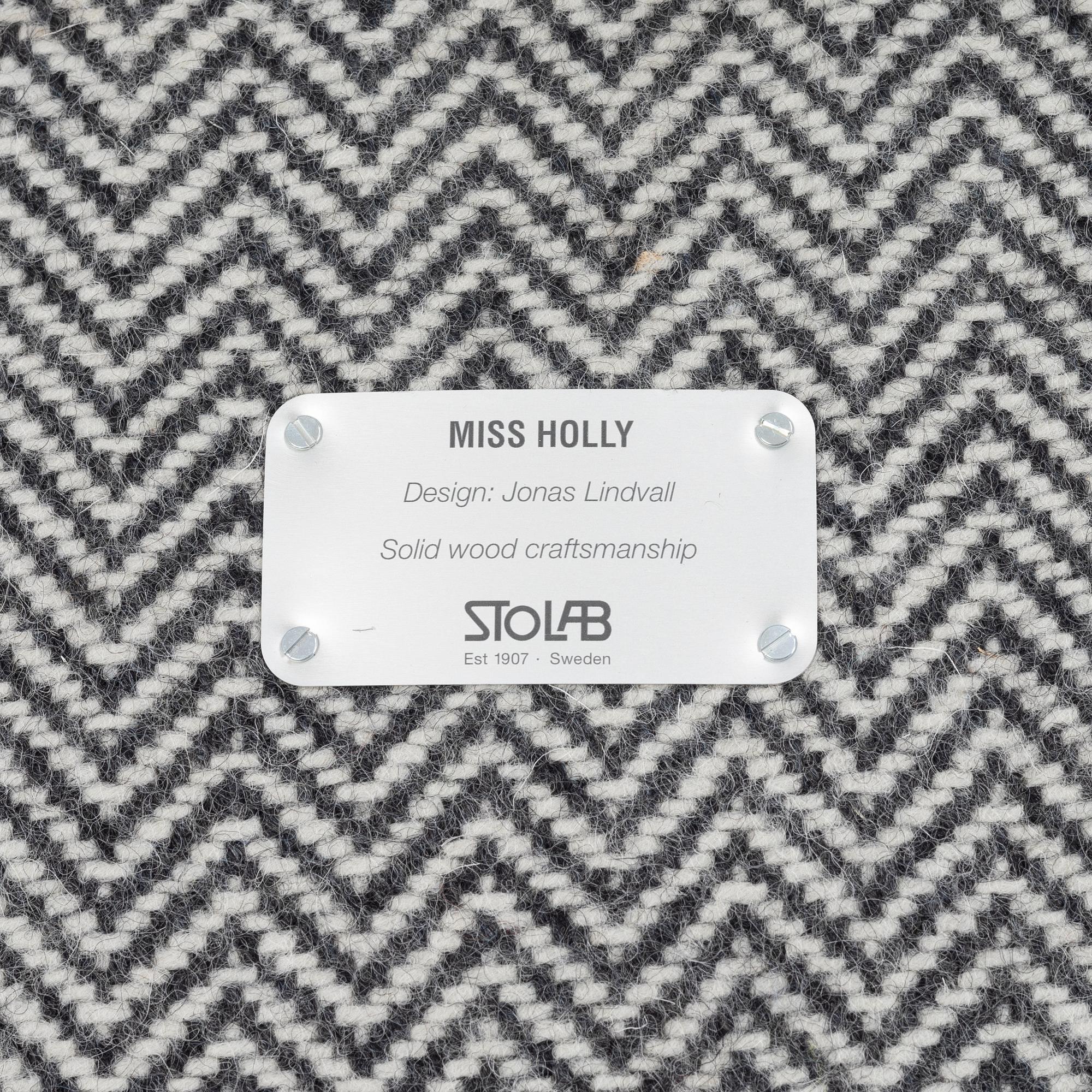 A set of six 'Miss Holly Upholstered' by Jonas Lindvall for Stolab designed 2018.