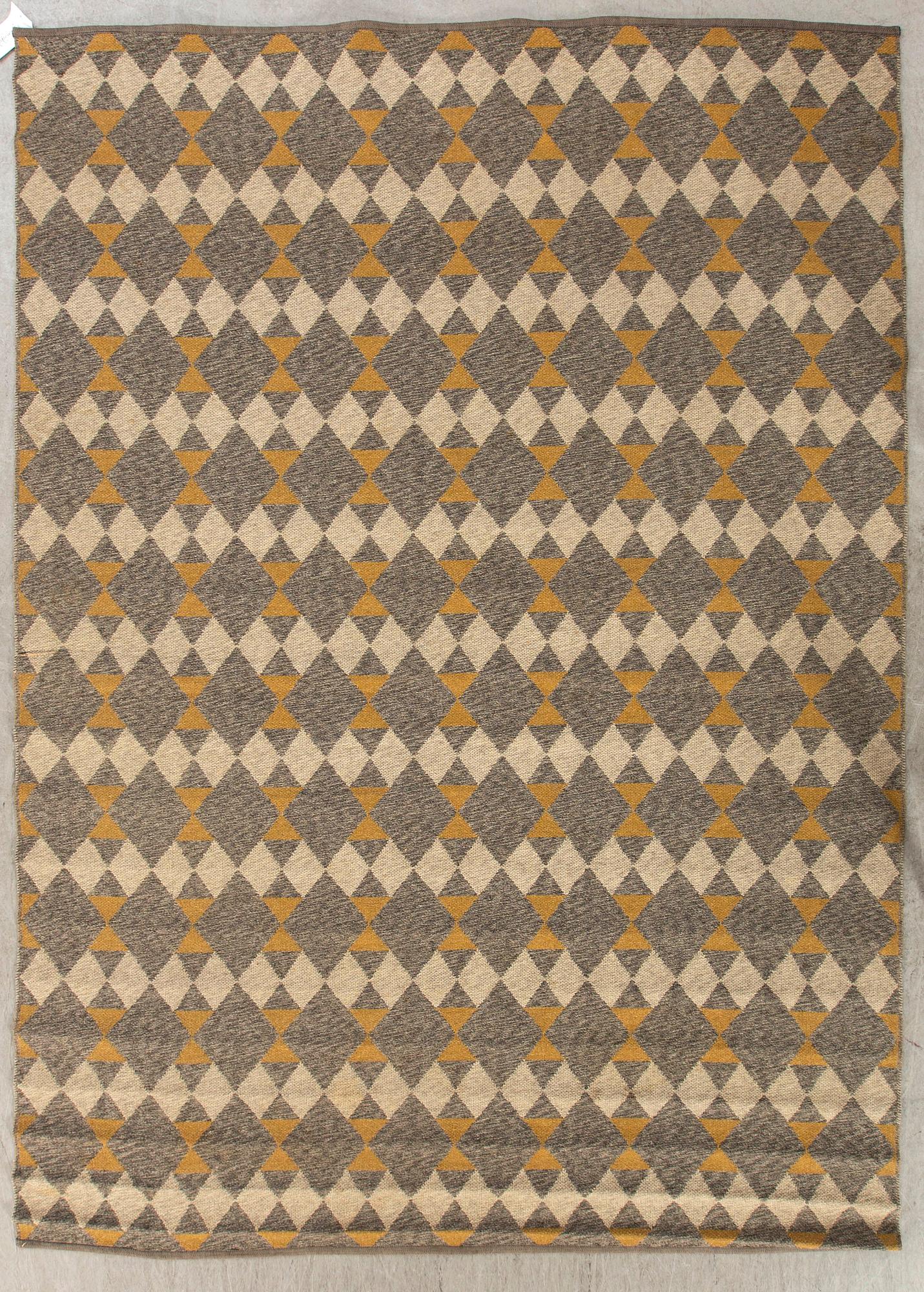 Matta, dubbelsidig, 1900-talets mitt. 237x160 cm.