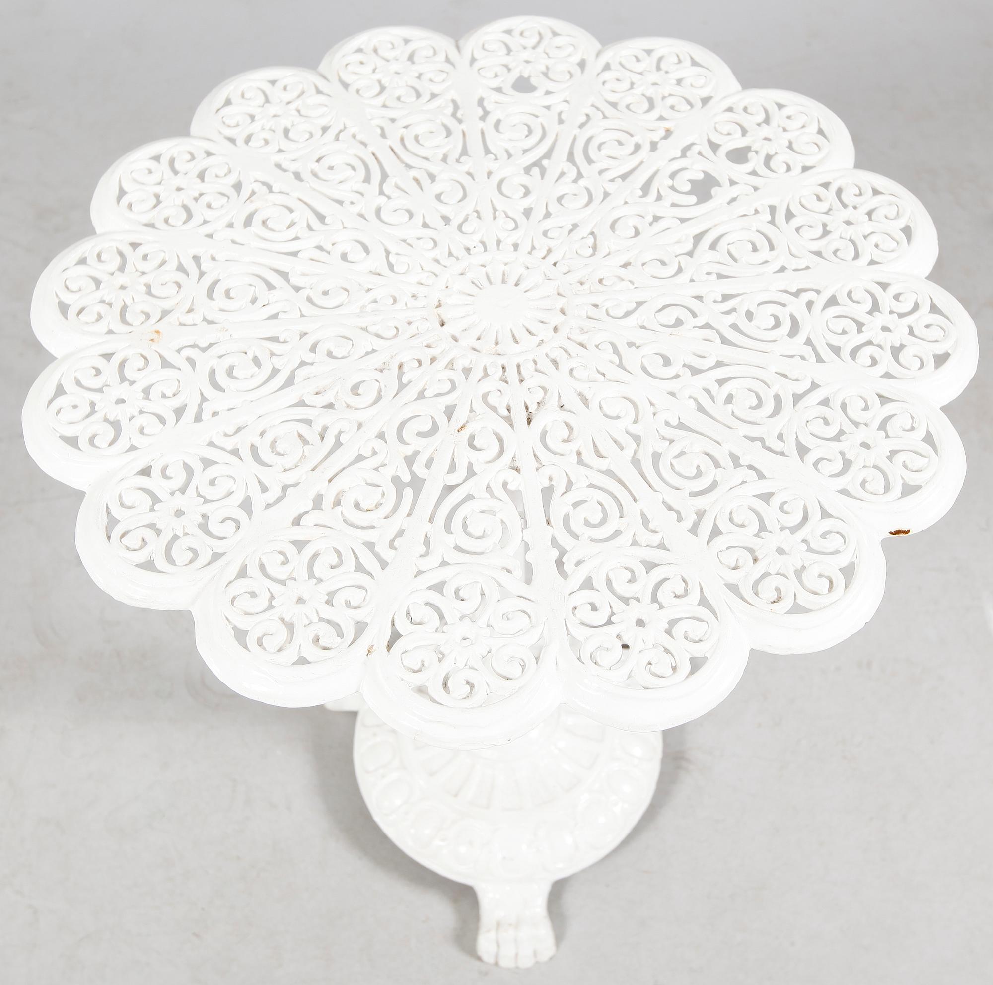 TRÄDGÅRDSBORD, gjutjärn, Stafsjö Bruk, 1900-tal.