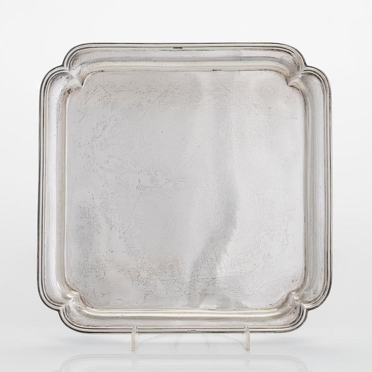 Salver, sterlingsilver, Jay, Richard Attenborough Co Ltd, London 1930.