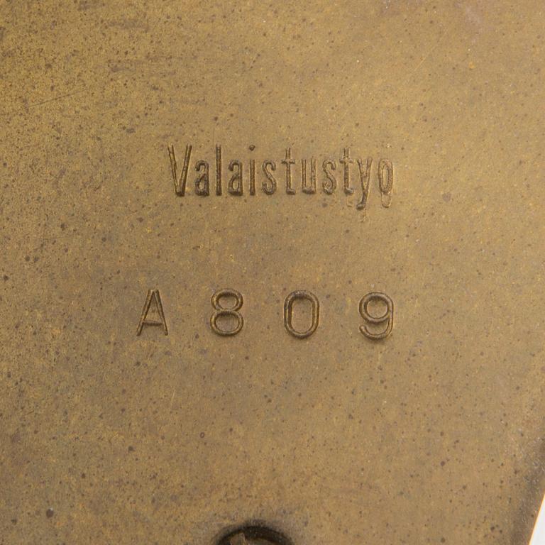 ALVAR AALTO, lattiavalaisin, malli A 809, Valaistustyö.