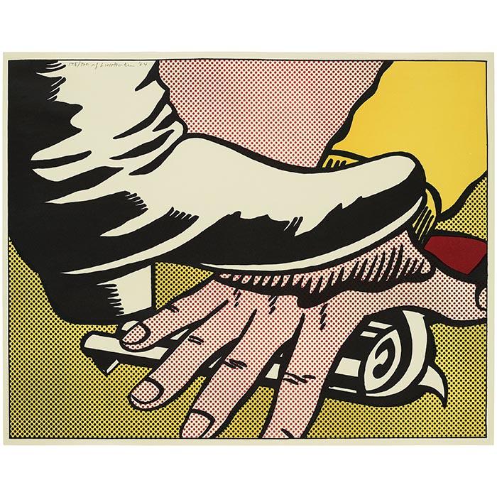 Roy Lichtenstein, "Foot and hand", 1964