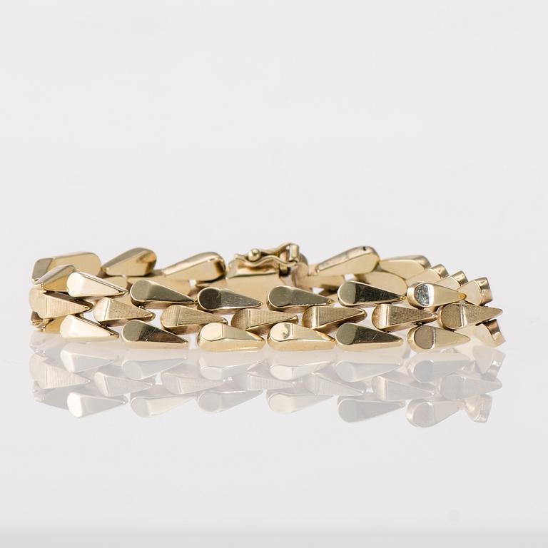 ARMKED, 14K guld. Vikt ca 16,4 g.