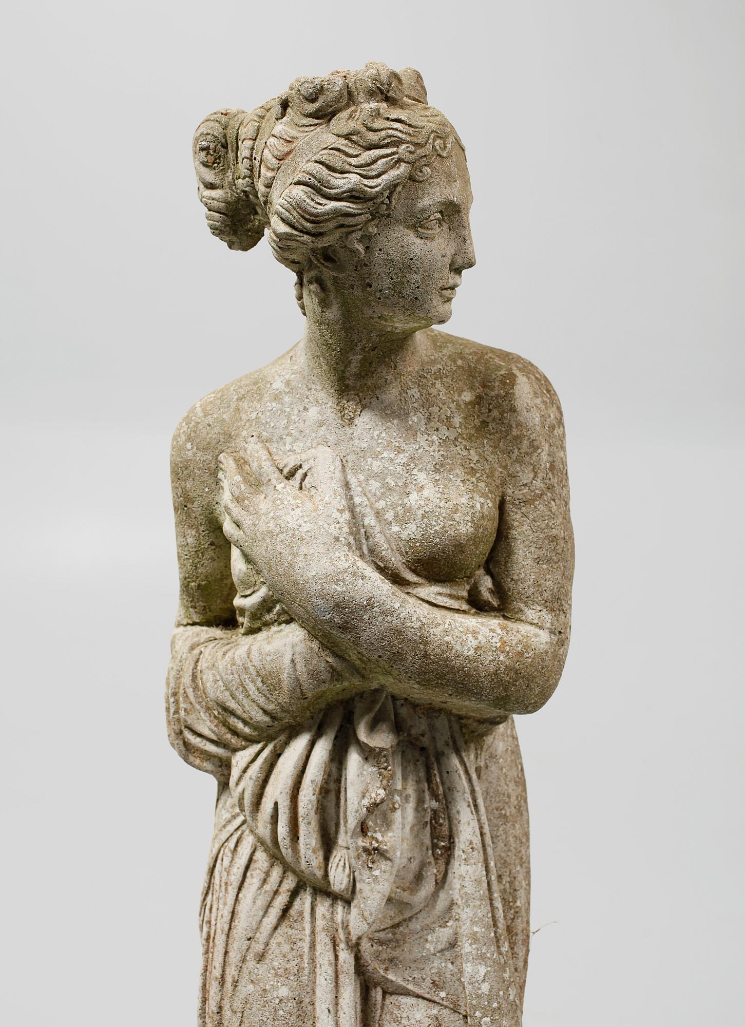 TRÄDGÅRDSSKULPTUR, gjutmassa, 1900-talets andra hälft.