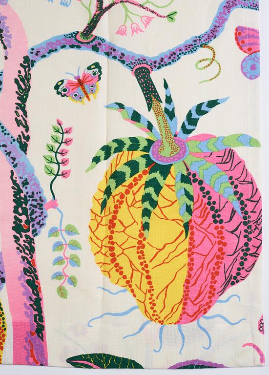 Josef Frank, gardiner, ett par, "Hawaii", Firma Svenskt Tenn.