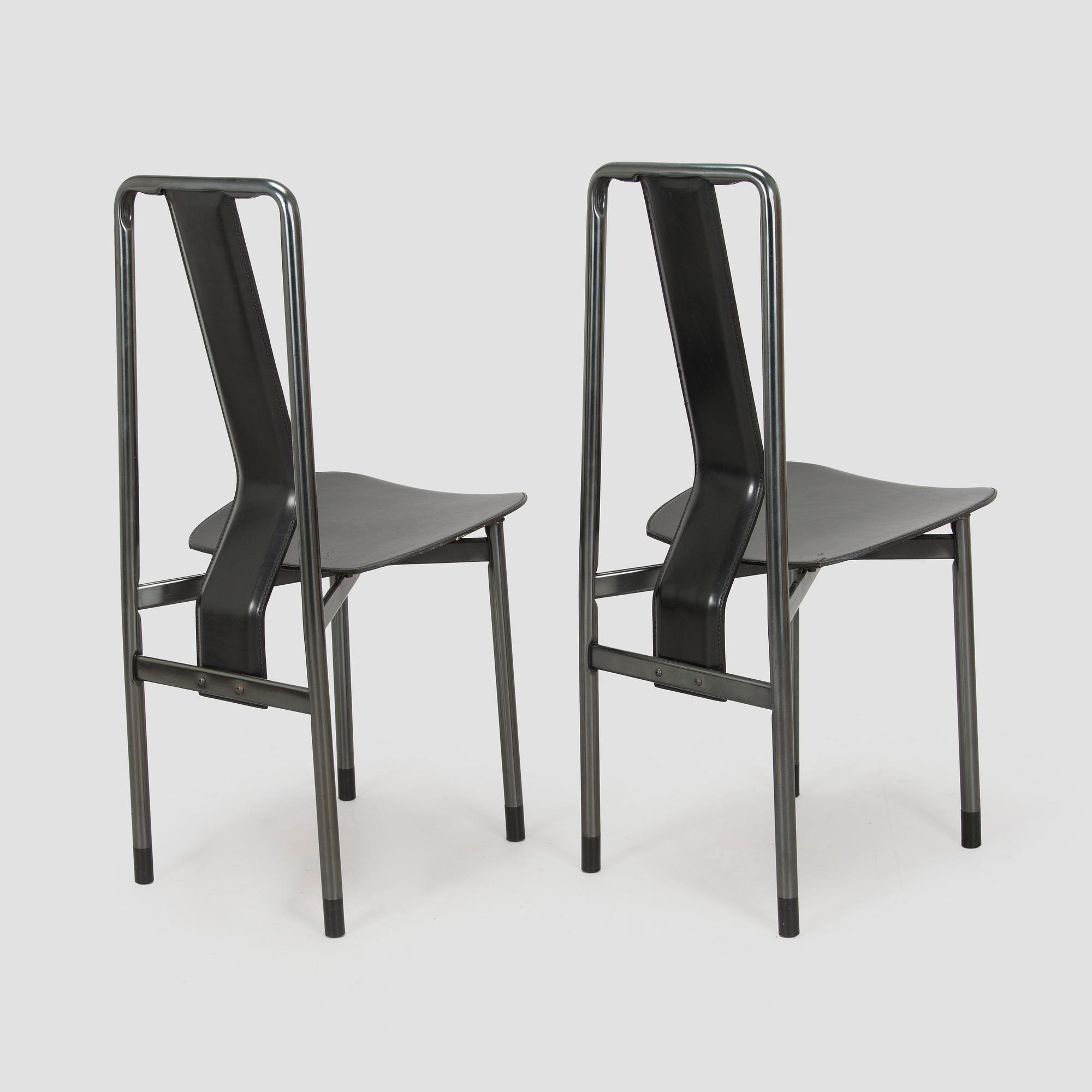 Achille Castiglioni, four 'Irma' chairs, Zanotta, Italy.