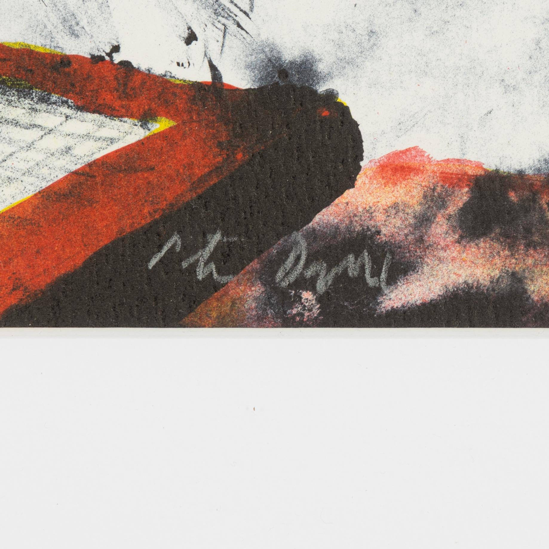 Peter Dahl, lithograph in colours, signed EA.