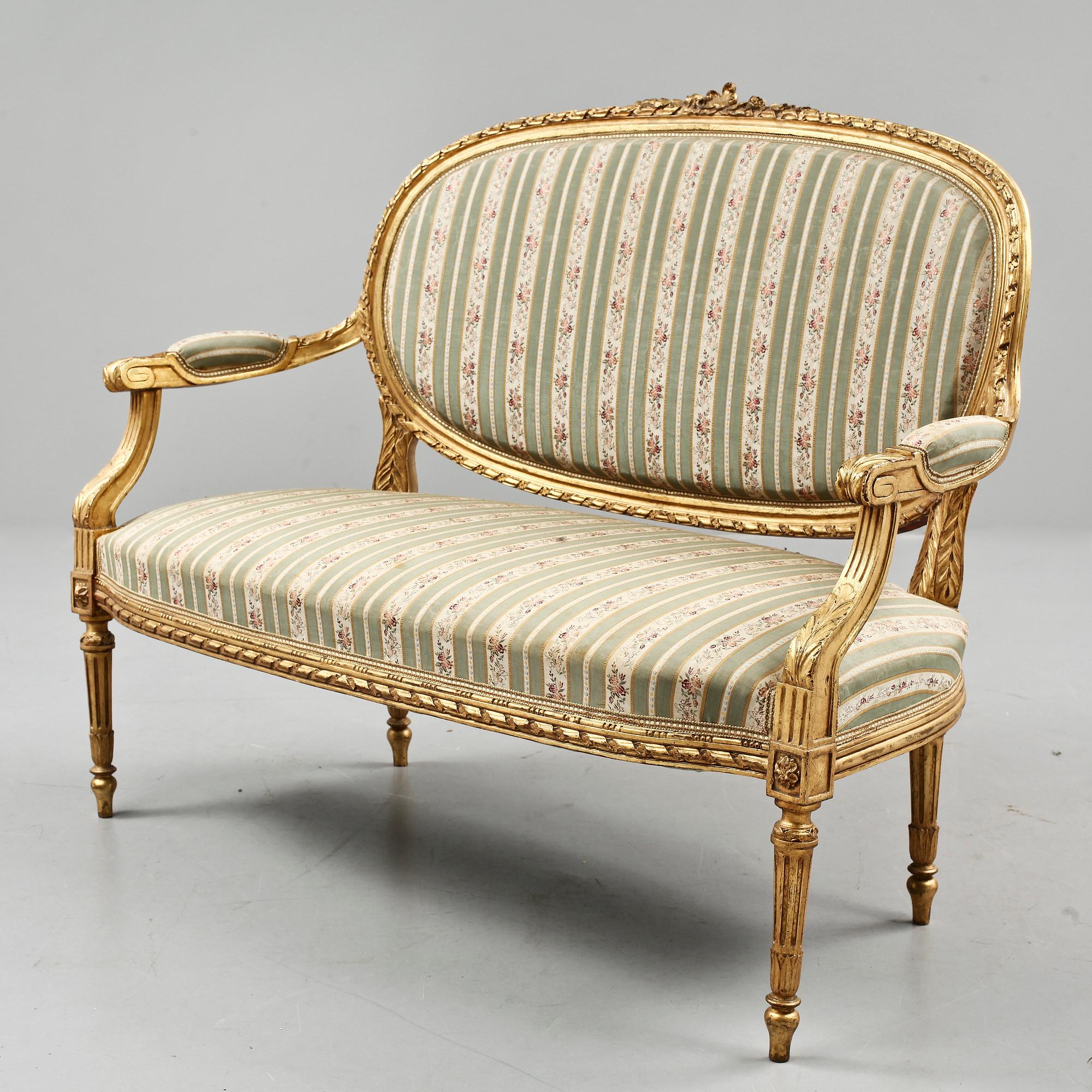 SOFFA, gustaviansk stil, 1900-tal.