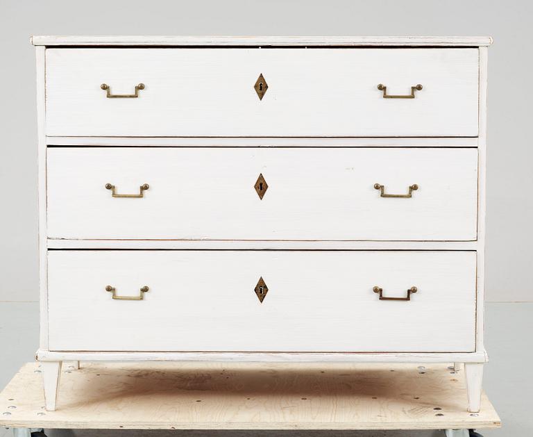 BYRÅ, gustavianskt stil, 1800/1900-tal.