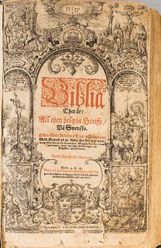 GUSTAV II ADOLFS BIBEL, THET ÄR, ALL THEN HELGHA SCRIFFT, PÅ SWENSKO, Stockholm 1618.