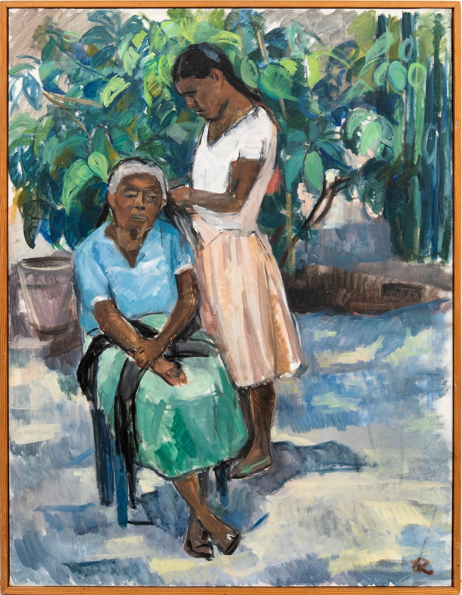 Ingrid Rudbeck-Zuhr, "Håret flätas".