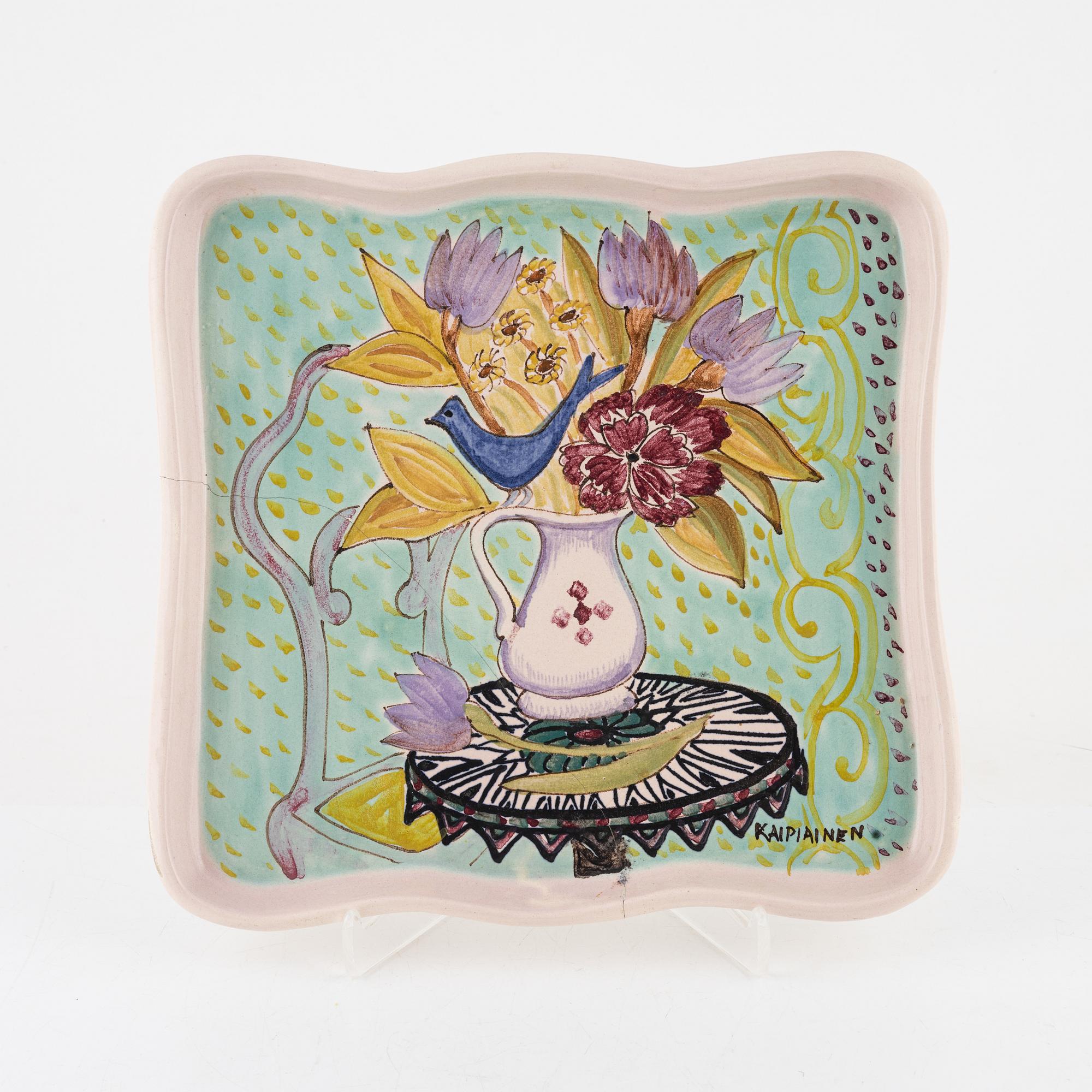 Birger Kaipiainen, a dish, Arabia, Finland, 1940's.