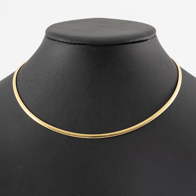 Collier, 18K guld och vitguld.