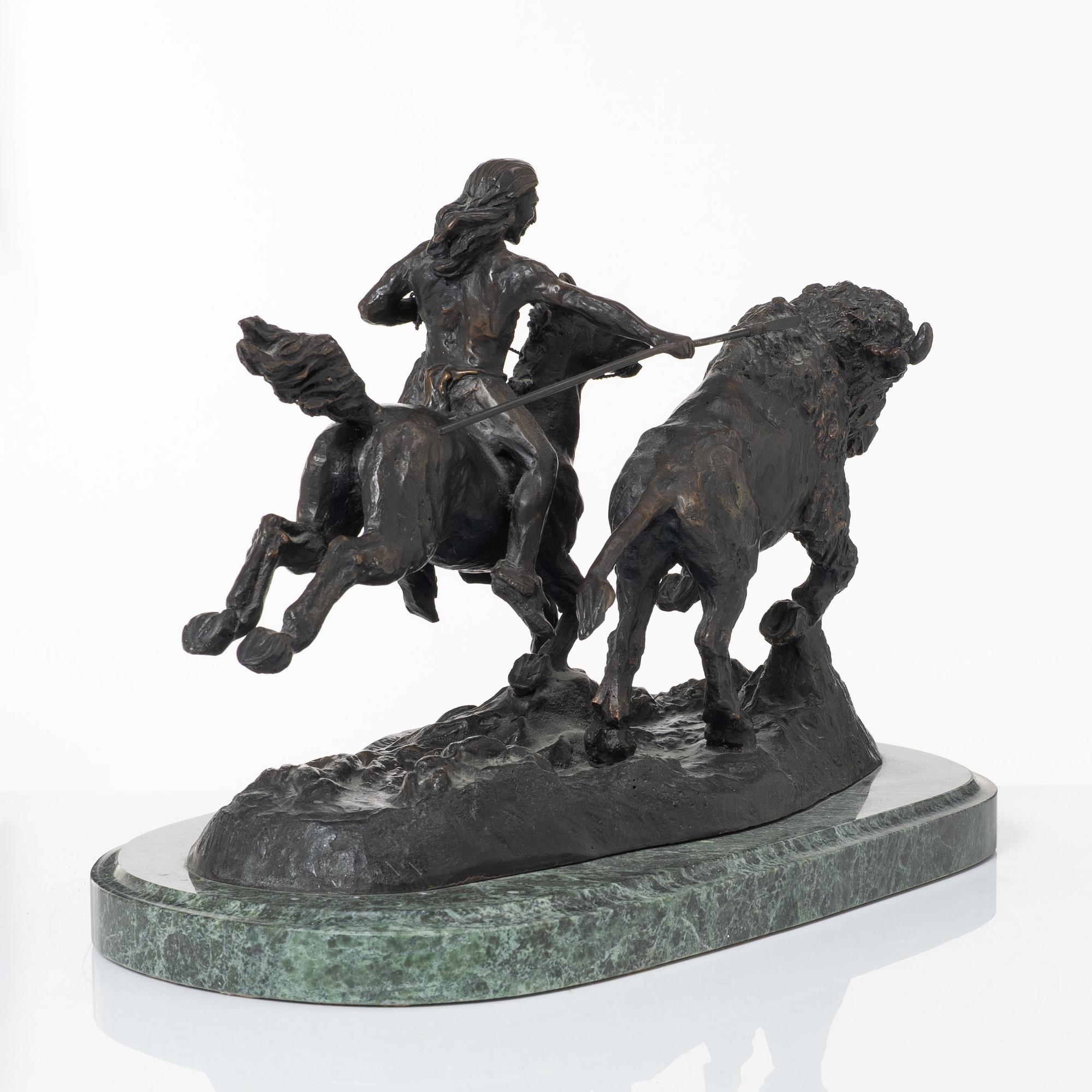 Frederic Sackrider Remington, efter. "Buffalo Hunt".