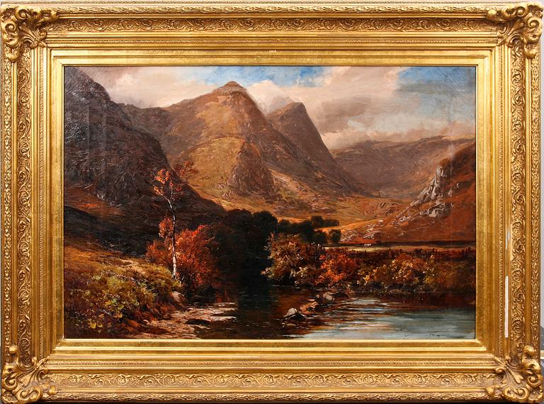 CLARENCE ROE, olja på duk, otydl sign.
