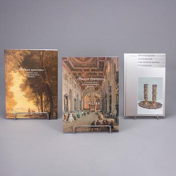 BÖCKER, 3 st, Juveleraren Hlebnikovs produktion och 2 delar av Furst Nikolaj Jusupovs samling.