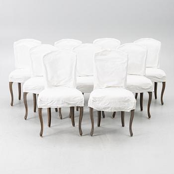 Nine chairs, Louis XV style, France. 21 st century.