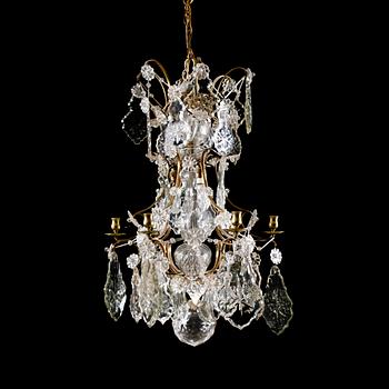 LJUSKRONA, barockstil, 1900-talets första hälft. Höjd ca 80 cm.