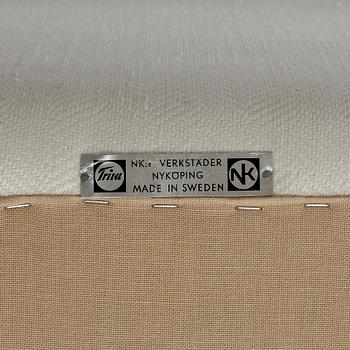 SOFFA, "Paradiset", NK:s triva-serie, Kerstin Hörlin-Holmqvist, Nordiska Kompaniet, formgiven 1958.