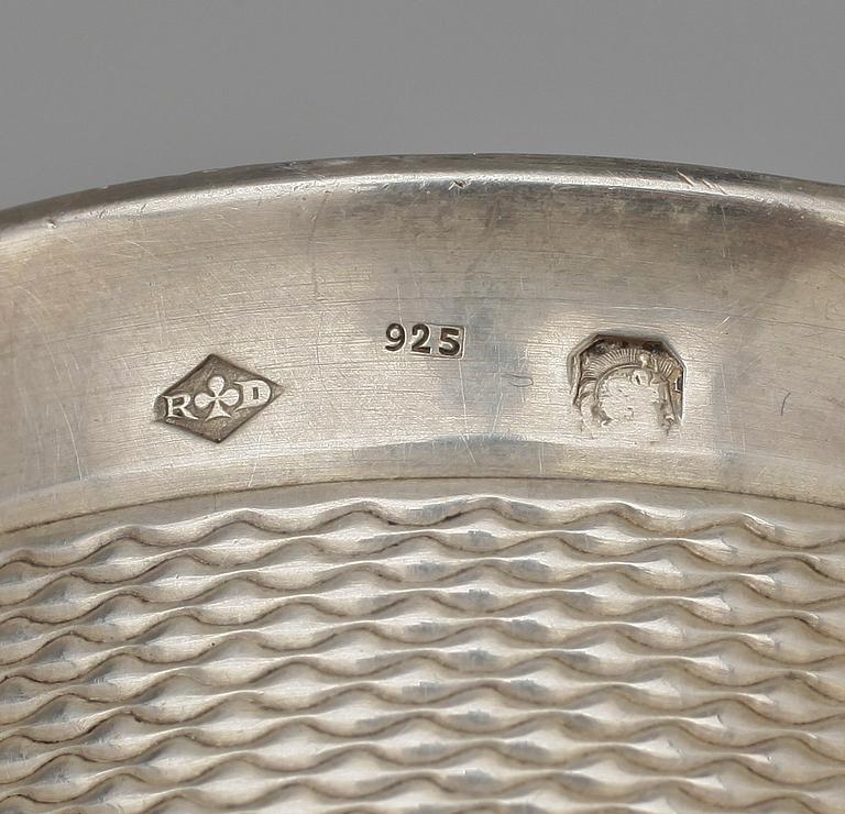 BÄGARE, silver, Hermès, Paris, 1900-talets andra hälft. Tot vikt ca 35g.