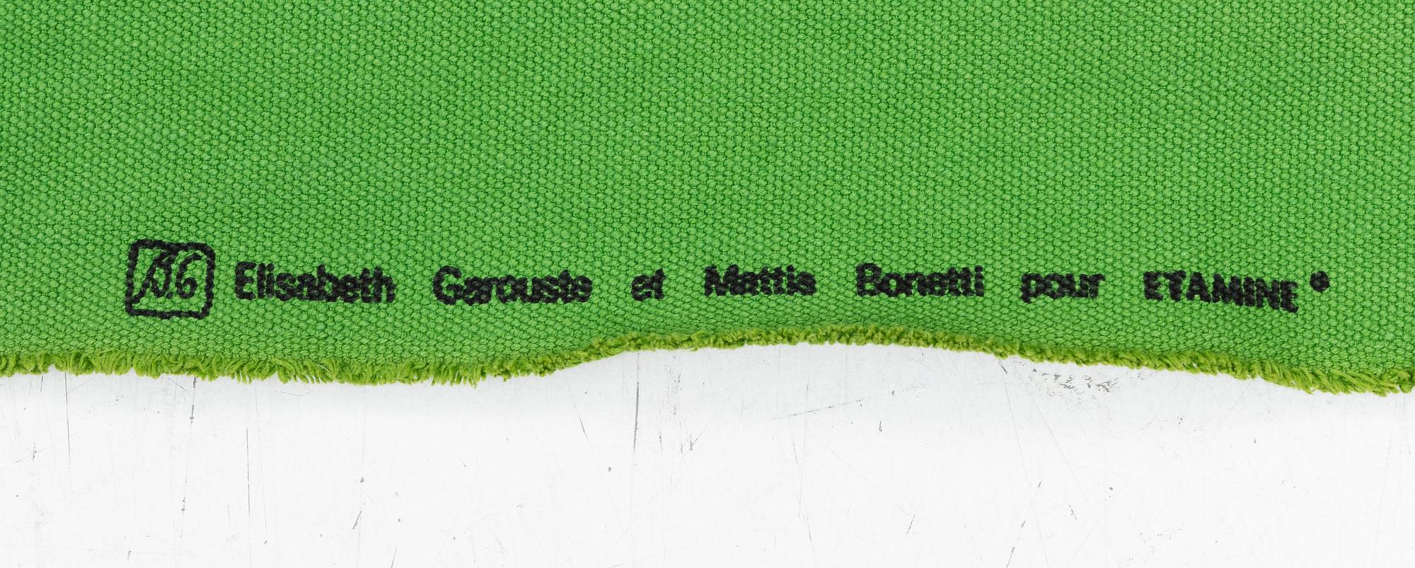 Elisabeth Garouste & Mattia Bonetti, textil, Etamine, 1980/1990-tal.