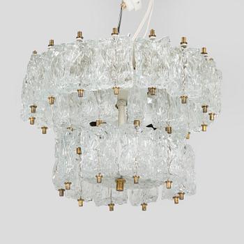 A 1960s/1970s Murano ceiling light, Italy.