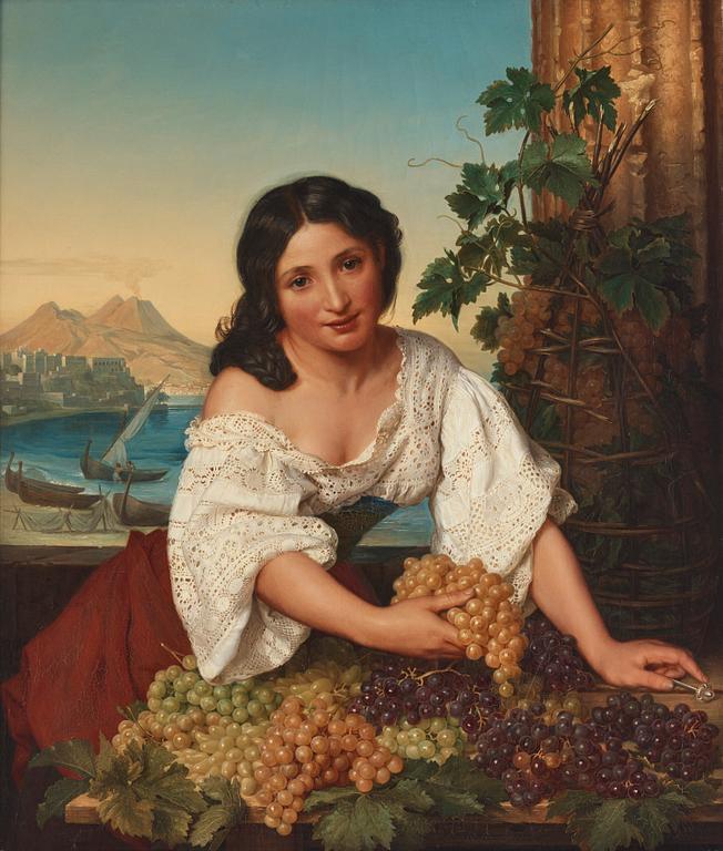 Carl Gustaf Plagemann, A young Italian woman.