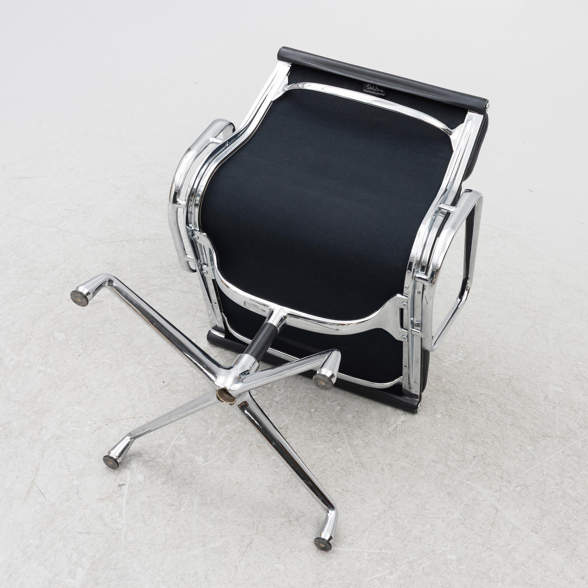 Charles & Ray Eames, kontorsstol, "EA208 Soft Pad Chair", Vitra, 2010-tal.