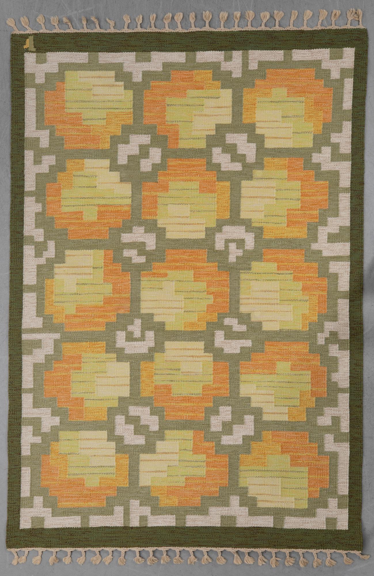 Erik Lundberg, röllakan, 170 x 245, Vävaregården Eringsboda.