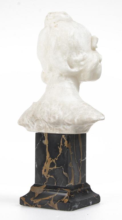 SKULPTUR, alabaster, 1900-tal.