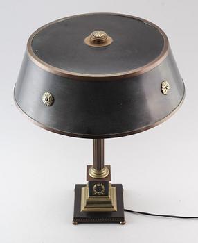 BORDSLAMPA, empirestil, 1900-talets mitt.