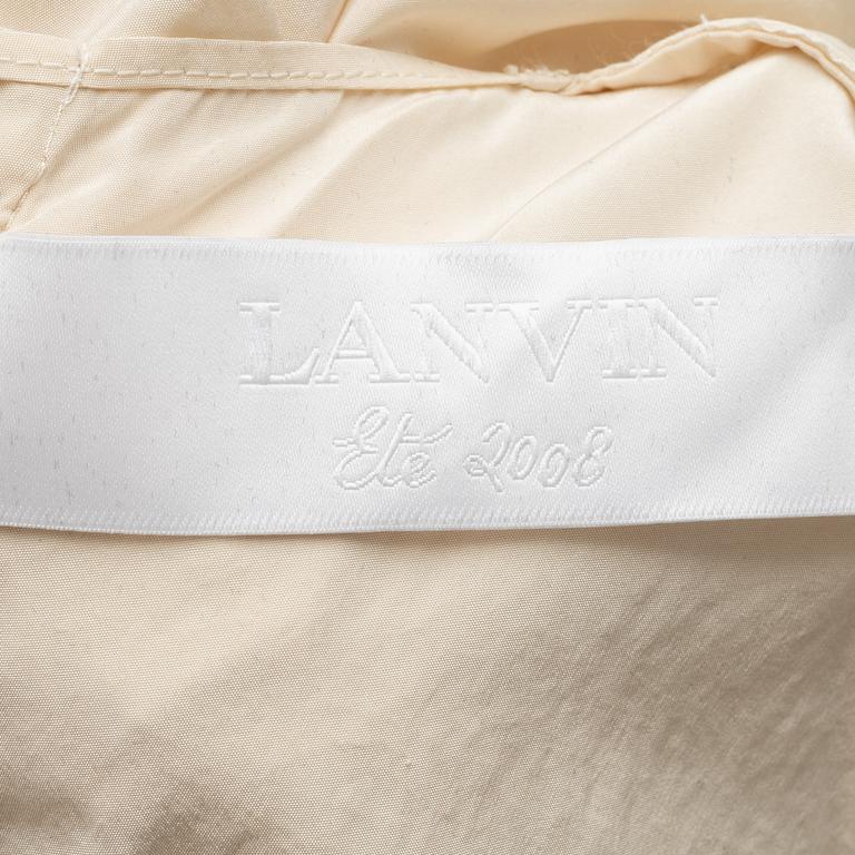 Lanvin, a silk and pearl embroidered top, size 36.