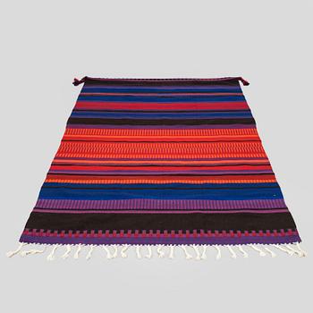 Elsa Montell-Saanio, rana / väggbonad,  "En natt i fjällen"  Finland. Ca 215 x 130 cm.