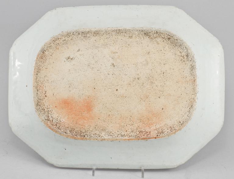 STEKFAT, porslin, Kina, 1700-tal.