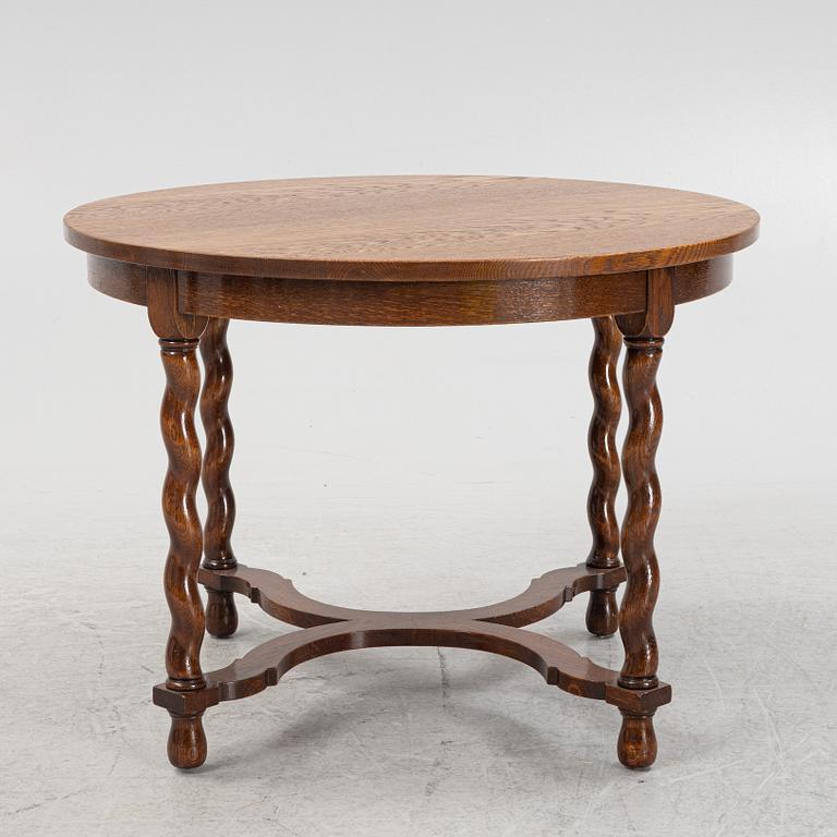 An oak coffee table, Nordiska Kompaniet, Sweden, 1920's.