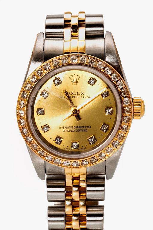 Rolex Oyster Perpetual, armbandsur 25 mm.