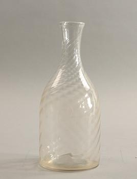 KARAFF, glas, 1700/1800-tal.