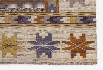 Märta Måås-Fjetterström, a 'Höstmattan' carpet, flat weave, c. 295 x 182 cm, signed MMF.