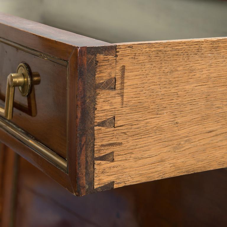 A Directory style mahogany bureau (France 1795-1799).